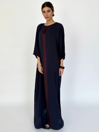 Dark Purple Silk Crepe  - Image 1