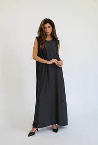 Deep Grey Basic Dress - Image 1
