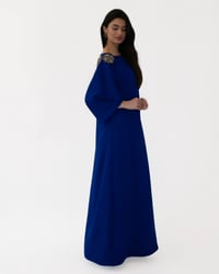 Crepe with Crystal Sleeve Dress - Image 4