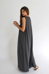 Light Grey Basic Dress - Image 3