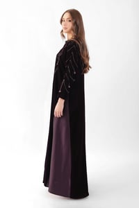 Purple Velvet Silk Embroidered - Image 5
