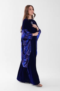 Sapphire Velvet Dress - Image 3