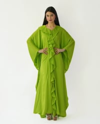 Ruffled Silk Dress - Image 4