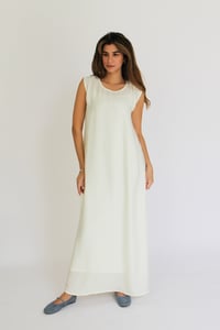 White Basic Dress - Image 2