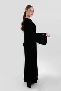Black Velvet Circle Cutouts - Image 5