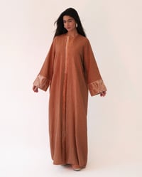 Embroidered Orange Cotton - Image 4