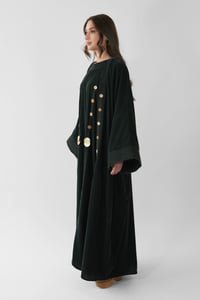 Embroidered Velvet Abaya - Image 1