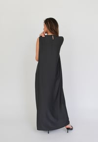 Deep Grey Basic Dress - Image 4