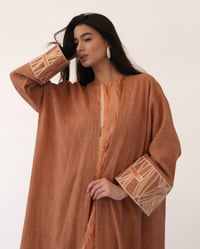 Embroidered Orange Cotton - Image 2