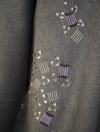 Wool on Silk Embroidered - Image 3