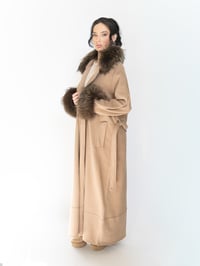 Wool and Cashmere Coat Farwa - Image 3