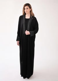 Crepe Silk Embroidered Grey - Image 3