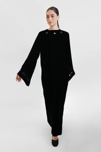 Black Velvet Circle Cutouts - Image 3