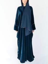 Petrol Velvet Embroidered - Image 4