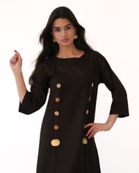 Brown Linen Embroidered - Image 2
