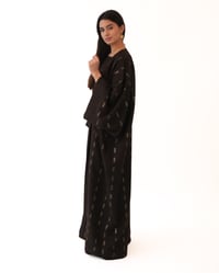 Brown Beaded Linen - Image 4