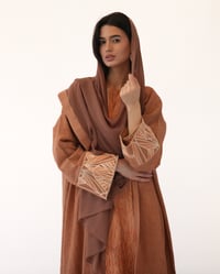 Embroidered Orange Cotton - Image 6