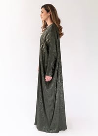 Patterned Crepe Embroidered Olive - Image 5