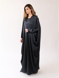 Silk Crepe Navy-Grey - Image 3