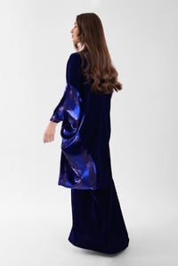 Sapphire Velvet Dress - Image 4