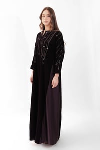 Purple Velvet Silk Embroidered - Image 6