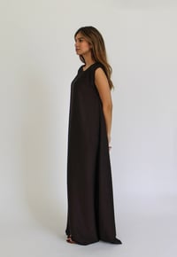 Brown Basic Dress - Image 3