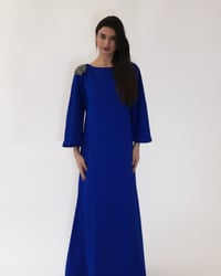 Crepe with Crystal Sleeve Dress - Image 6