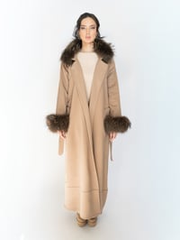 Wool and Cashmere Coat Farwa - Image 2