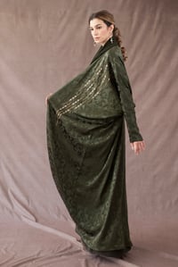 Patterned Crepe Embroidered Olive - Image 1