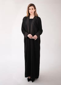 Crepe Silk Embroidered Copper Brown - Image 2