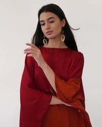 فستان فراشة حرير  - صورة 2