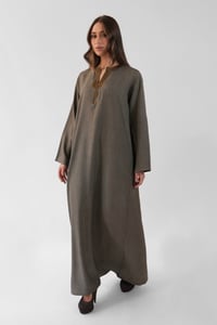 كتان ناعم رصاصي - صورة 1