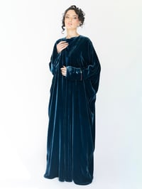 Petrol Velvet Embroidered - Image 2