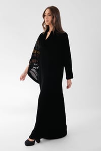 Patterned Sleeve Dress - Image 4