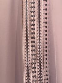 Nude Pink Embroidered Crepe  - Image 5
