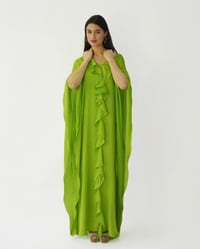 Ruffled Silk Dress - Image 5