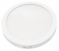 وحدة اضاءة سقفية LED خارج الديكور PANEL LIGHT مغبش مدور 20 سم 20 وات كفالة سنة - صورة 2