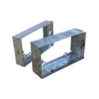 رنج بوكس 3x6 هندي حديد للبلاكات - Image 1