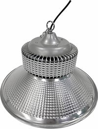 اضاءة HIGH BAY LED نوع عادي المونيوم مع طاسة كفالة سنة 200W اصفر - صورة 1