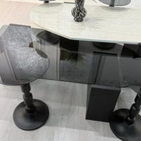 طقم طاولات ابيات 5قطع 2الوان - صورة 3