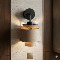 إنارة جدارية جلد – تصميم عصري - صورة 2