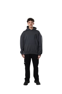 Clean Grey Hoodie  - صورة 3