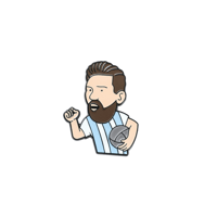 Messi Brooch - Image 1