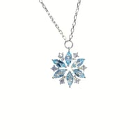 Blue Flower Necklace - Image 1