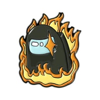 Among Us black Brooch - Image 1