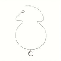 Moon silver Necklace - Image 2