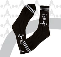 Just Left It Gym Socks  - Image 1