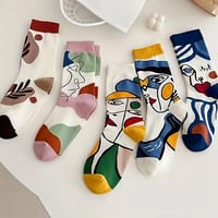مجموعة من ٥ شرابات برسومات مختلفة  - صورة 2