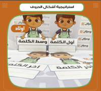 استراتيجية أشكال الحروف أولاد - صورة 1