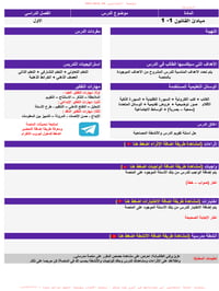 تحضير منصة مدرستي مادة مبادئ القانون 1-1 أول ثانوي مسارات الفصل الدراسي الأول - صورة 2